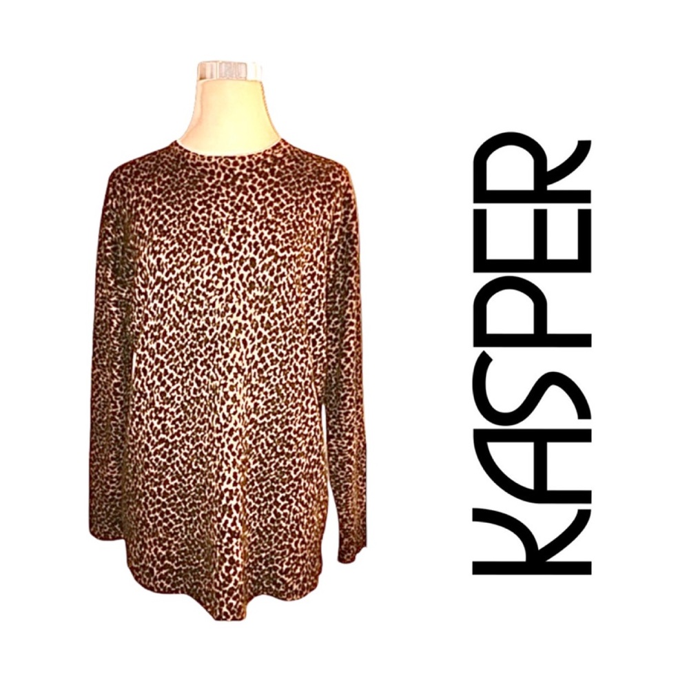 Nina Charles for KASPER Lambswool/Angora Blend Sweater - Picture 8 of 8
